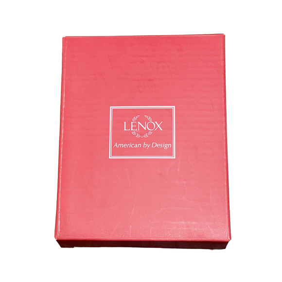 Lenox Heart Ornament Christmas Valentine Ornament #856360 red silver ornament - Picture 4 of 6